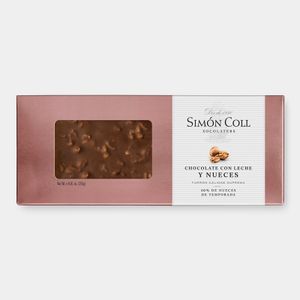 Torró de Xocolata amb llet i nous 250g