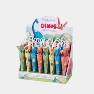 Milk Chocolate Dinos Umbrella Display 32u x 15g