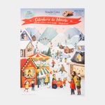 Calendario Adviento Mercado Navidad Chocolate leche