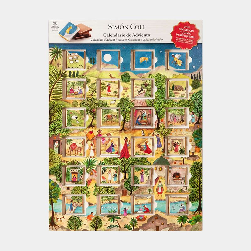 Calendario Adviento Chocolate con leche 120g