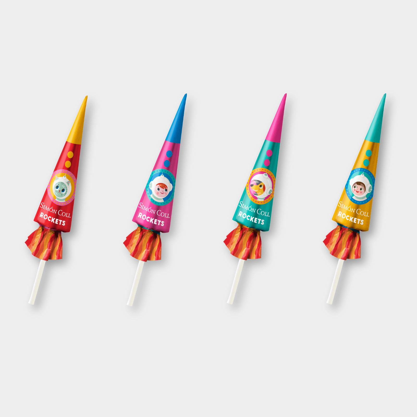 Rockets Chocolate con Leche Bolsa 4u x 10g