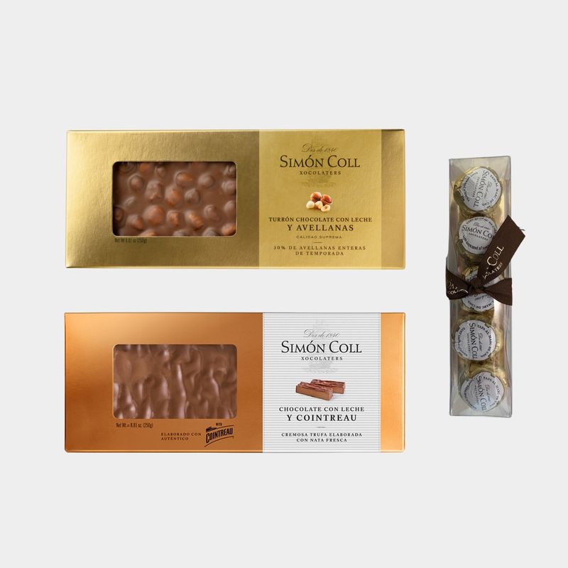 Pack turrones Cointreau y Avellanas 2