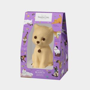 White Chocolate Cat in Case 165g